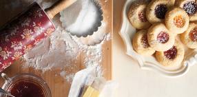 Food thumbprint cookies ingredients slg 51617