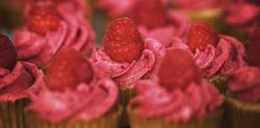 Rasberry cupcakes