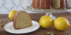 Lemon and cardamom cake