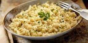 Garlic risotto