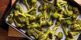 Roasted broccoli with garlic